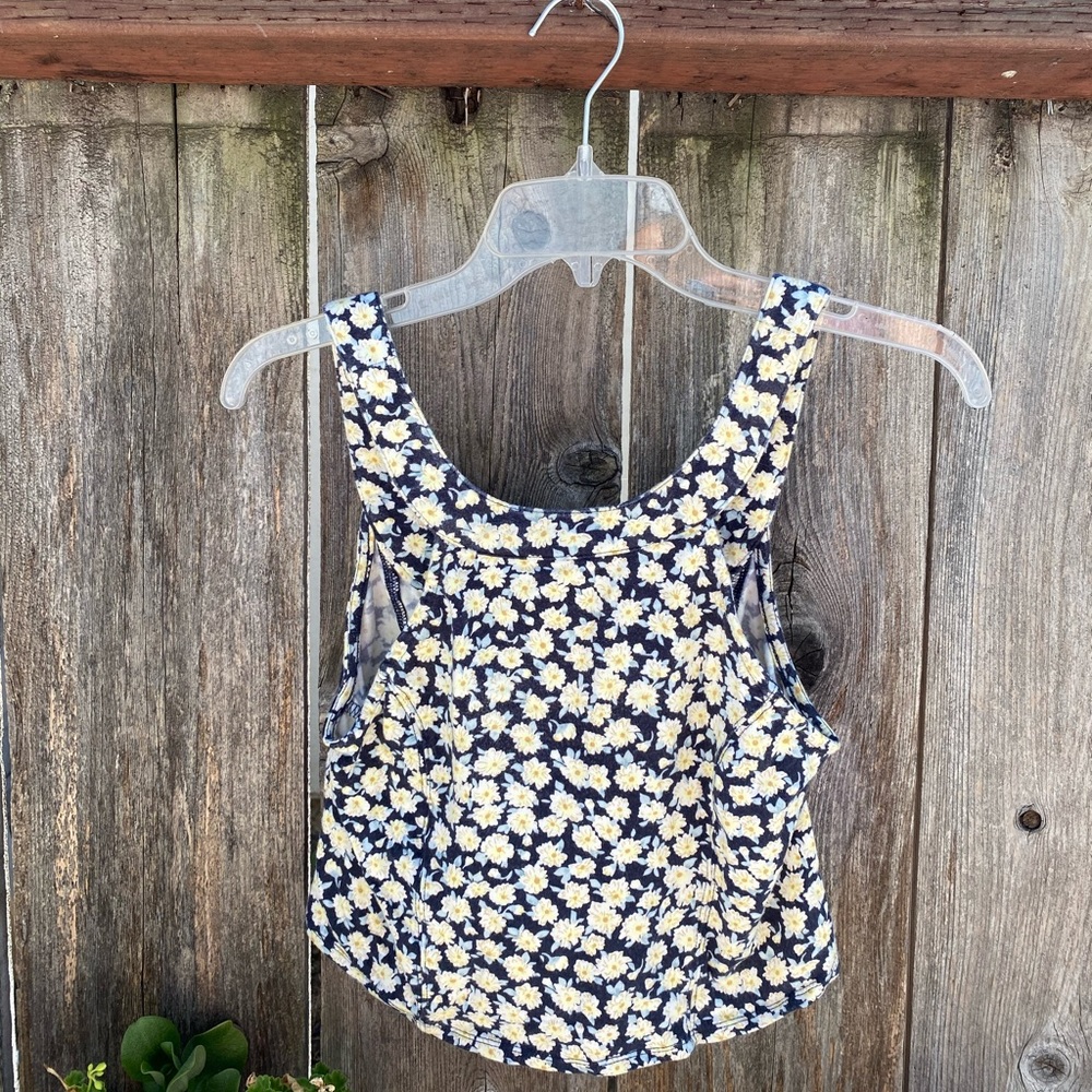 Floral crop top